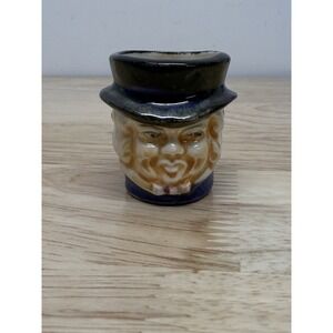 Vintage Toby Jar Mug Made‎ In England 2.25" Tall  #AA